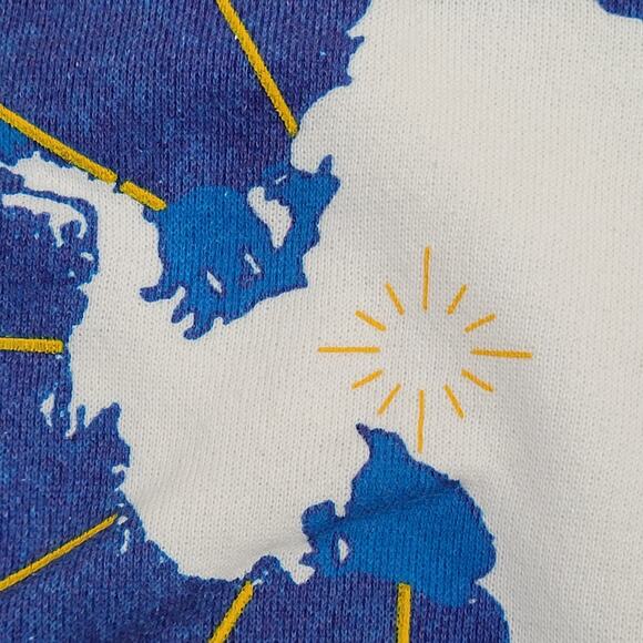 Vintage Antarctica Sweatshirt Womens Medium 19x22 Flat-Earth - Picture 14 of 14